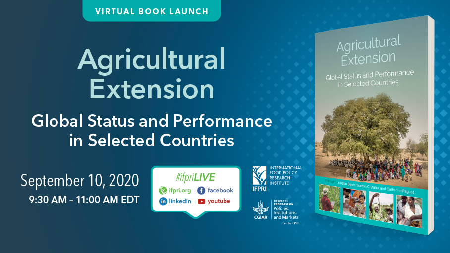 Book launch: Agricultural extension evolves to address a rapidly changing world