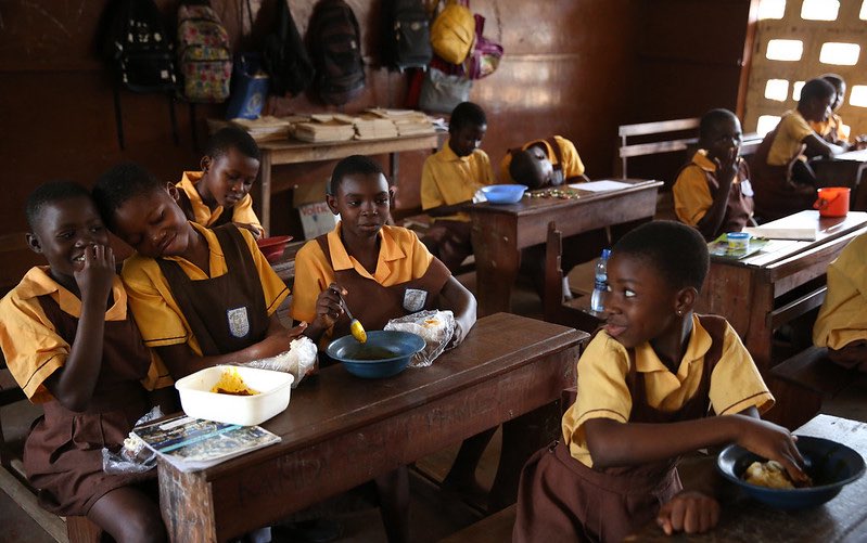 Ghana school lunch program linked to improved learning