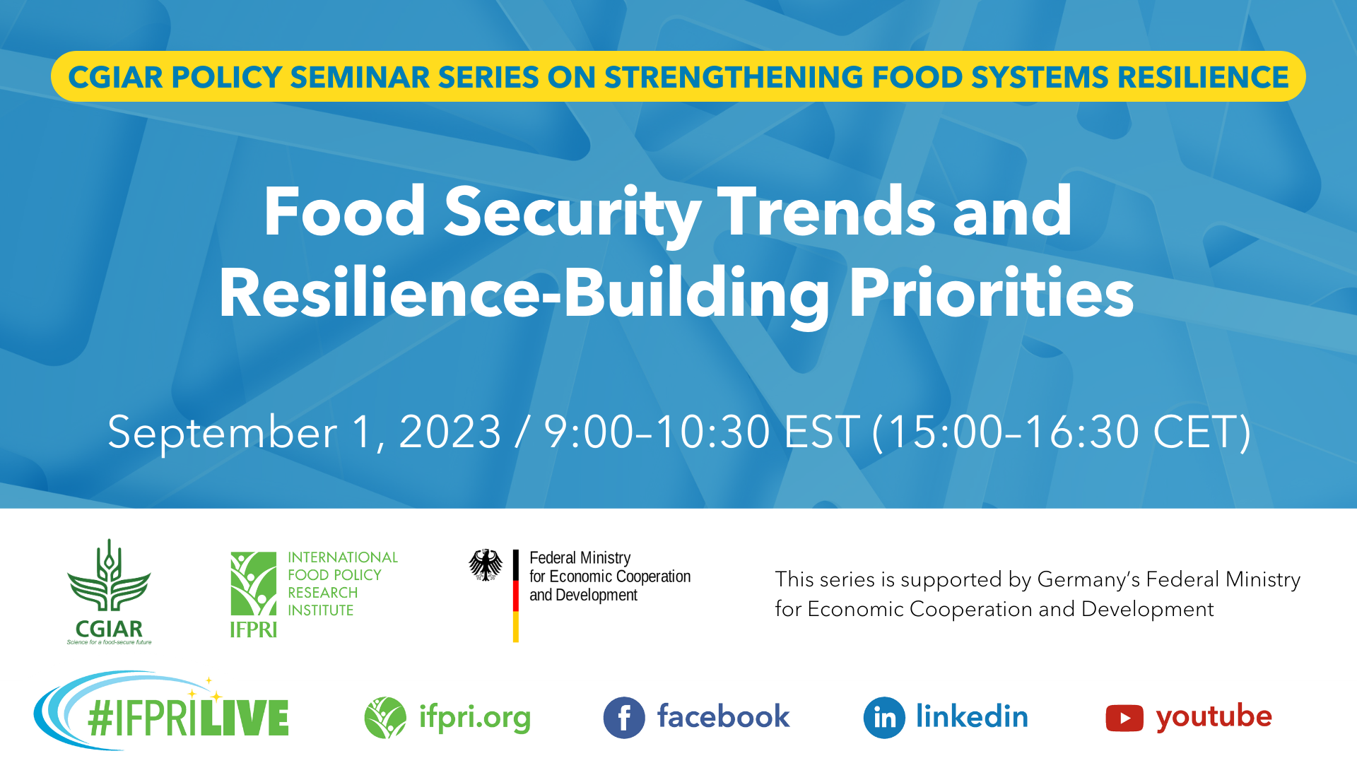 Food Security Trends and Resilience-Building Priorities