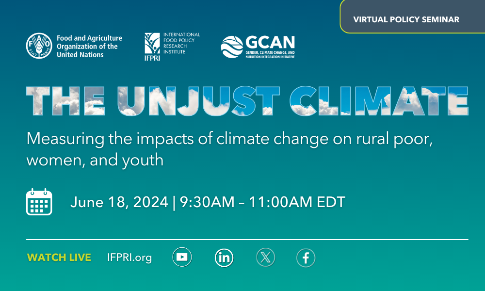 The Unjust Climate: Measuring the impacts of climate change on rural poor, women, and youth
